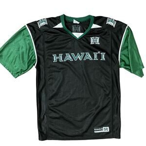Hawaii Black and Green Men's Jersey small